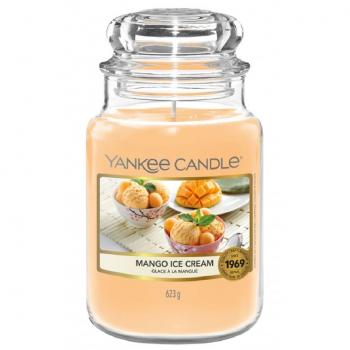 Yankee Candle 623g - Mango Ice Cream - Housewarmer Duftkerze großes Glas